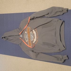 Harley Davidson Gray Hoodie